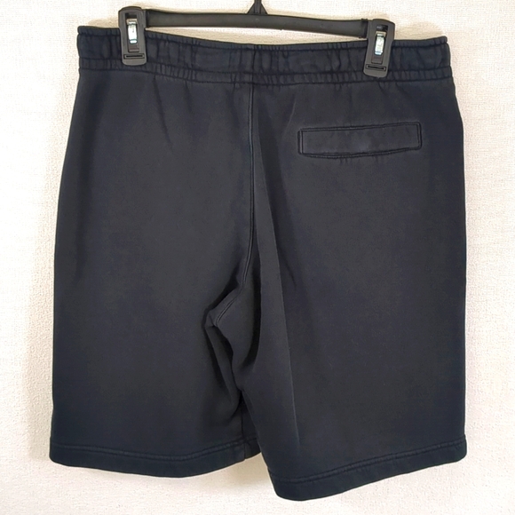Nike Big Swoosh Men's Black Sweat Shorts Size Medium - Picture 5 of 10